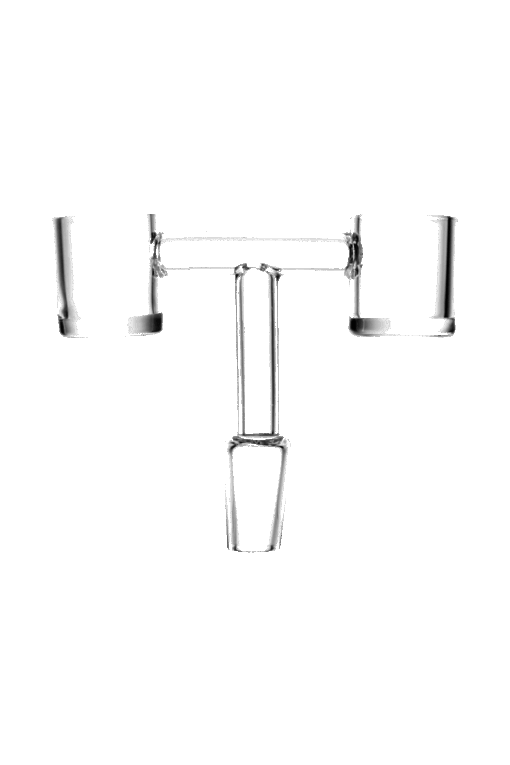Shop Double Barrel Dual Quartz Banger - 14.5mm Male in australian
