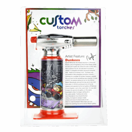 Shop Dunkees "Life Lessons" Butane Torch Lighter in australian