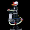 Shop Empire Glassworks Rocket Ship Worked Mini Rig with Dichroic Accents in australian