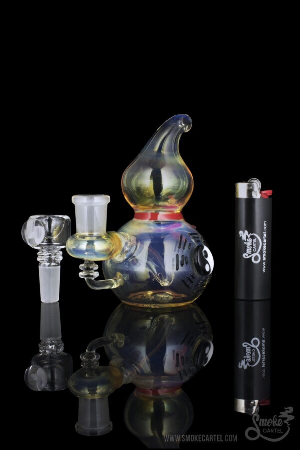 Shop Empire Glassworks "Great Gourd" Fumed Mini Rig in australian