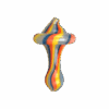 Shop Rainbow Glass Elongated Nipple Carb Cap in australian