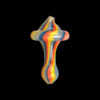 Shop Rainbow Glass Elongated Nipple Carb Cap in australian