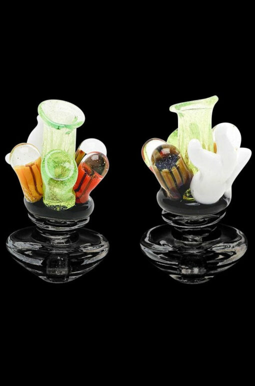 Shop Empire Glassworks Puffco Peak "Coral Reef" Carb Cap in australian
