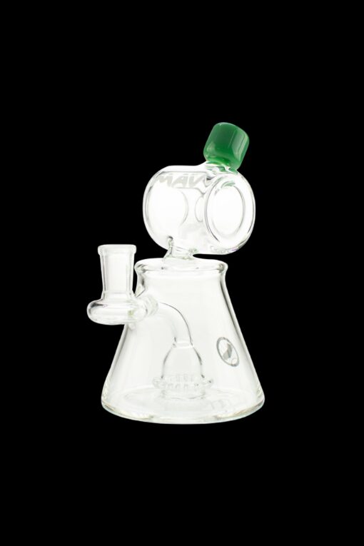 Shop MAV Glass Barrel Top Pyramid UFO Water Pipe in australian