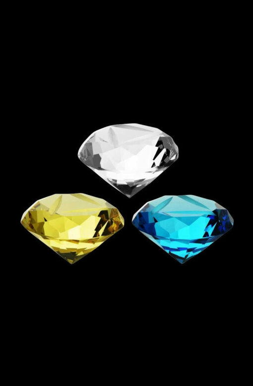 Shop Full Diamond Flat Spin Channel Carb Cap in australian