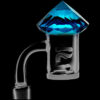 Shop Full Diamond Flat Spin Channel Carb Cap in australian