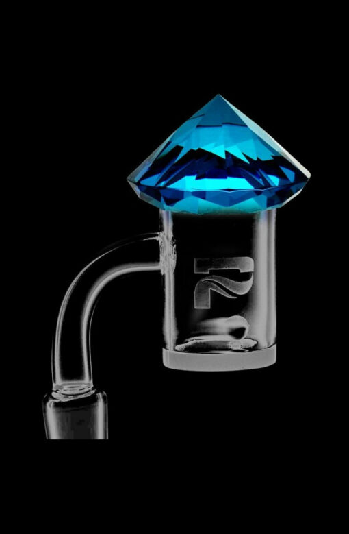 Shop Full Diamond Flat Spin Channel Carb Cap in australian