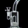 Shop Smoke Cartel Bent Neck w/ Matrix Perc & Color Accents Water Pipe - 8 in. in australian