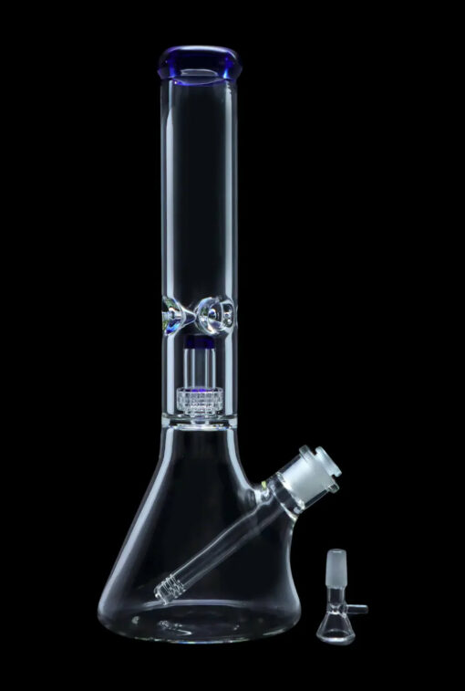 Shop Smoke Cartel 7mm Beaker w/ Matrix Perc Water Pipe - 16 in. in australian