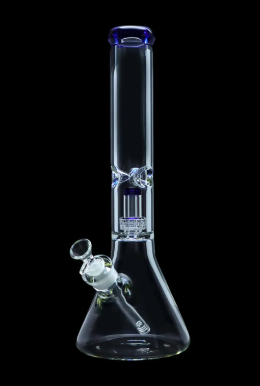 Shop Smoke Cartel 7mm Beaker w/ Matrix Perc Water Pipe - 16 in. in australian