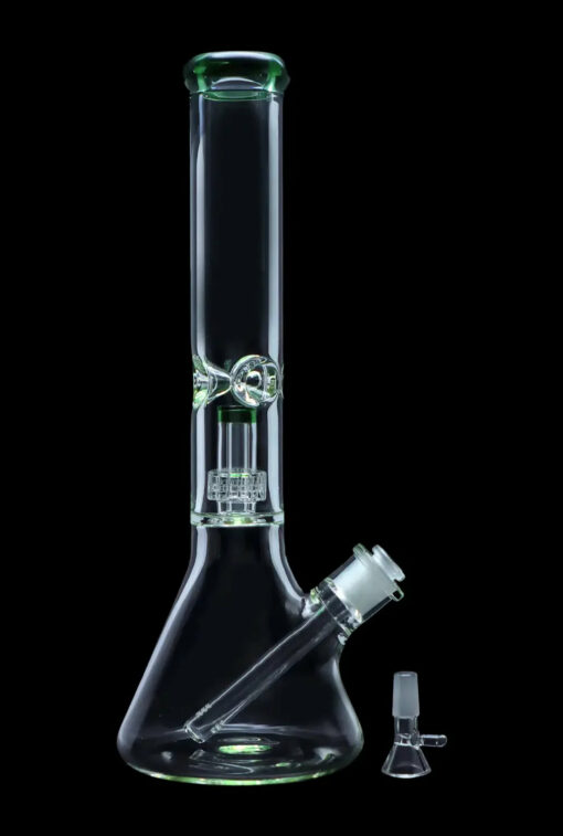 Shop Smoke Cartel 7mm Beaker w/ Matrix Perc Water Pipe - 16 in. in australian