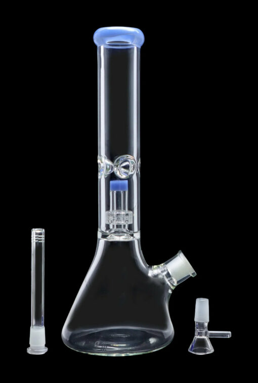 Shop Smoke Cartel 7mm Beaker w/ Matrix Perc Water Pipe - 16 in. in australian