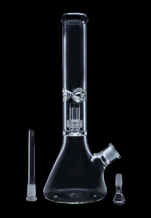 Shop Smoke Cartel 7mm Beaker w/ Matrix Perc Water Pipe - 16 in. in australian