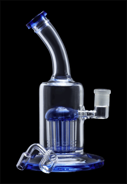 Shop Smoke Cartel Bent Neck w/ Tree Perc Dab Rig - 8 in. in australian