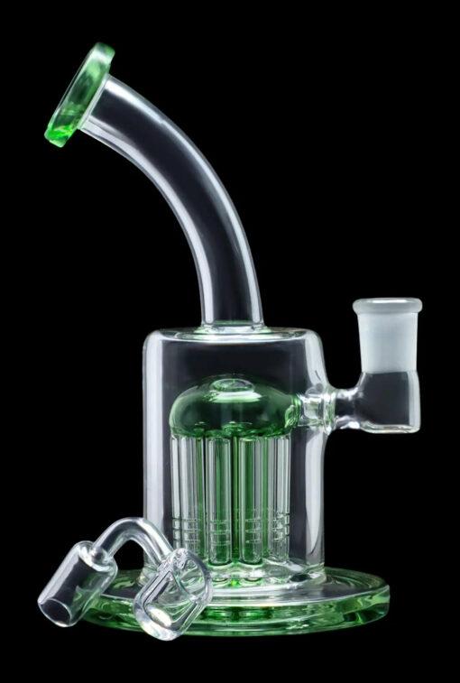 Shop Smoke Cartel Bent Neck w/ Tree Perc Dab Rig - 8 in. in australian