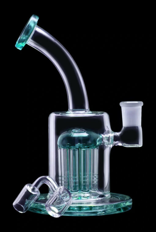 Shop Smoke Cartel Bent Neck w/ Tree Perc Dab Rig - 8 in. in australian