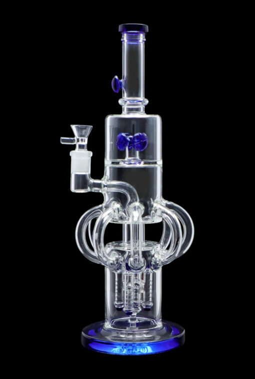 Shop Smoke Cartel Tube-ular w/ Dual Perc Water Pipe - 14 in. in australian