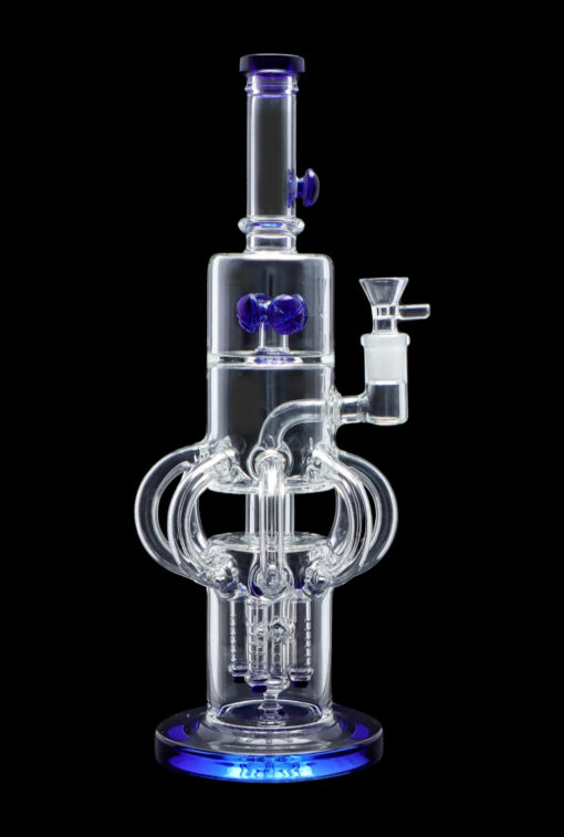 Shop Smoke Cartel Tube-ular w/ Dual Perc Water Pipe - 14 in. in australian
