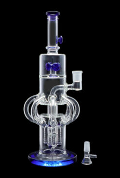 Shop Smoke Cartel Tube-ular w/ Dual Perc Water Pipe - 14 in. in australian