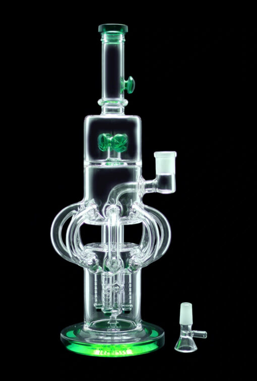 Shop Smoke Cartel Tube-ular w/ Dual Perc Water Pipe - 14 in. in australian