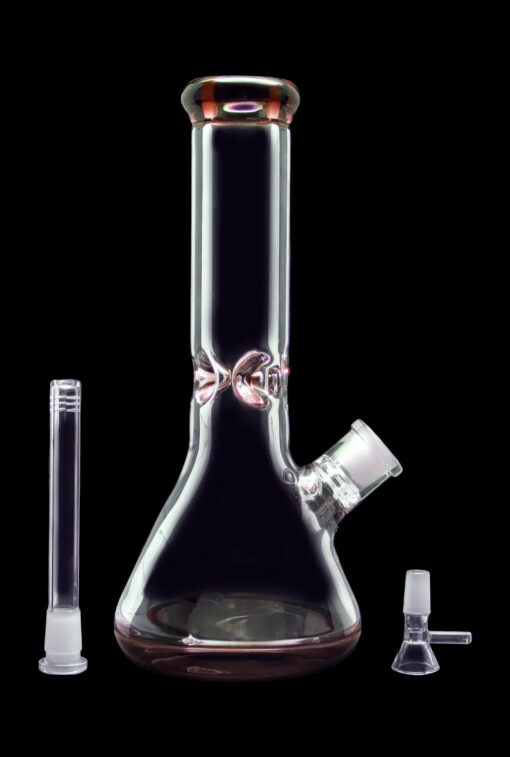 Shop Smoke Cartel 9mm Big Base Beaker w/ Color Accents Water Pipe - 12 in. in australian