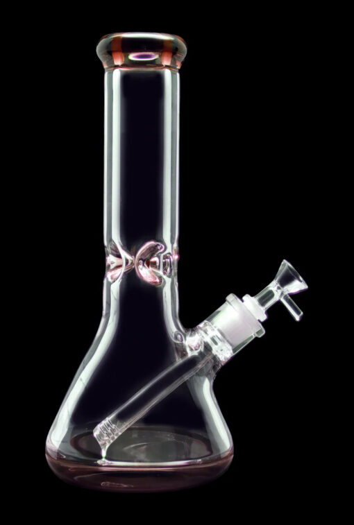 Shop Smoke Cartel 9mm Big Base Beaker w/ Color Accents Water Pipe - 12 in. in australian