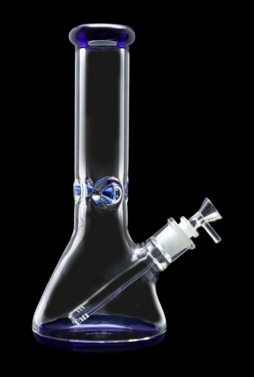 Shop Smoke Cartel 9mm Big Base Beaker w/ Color Accents Water Pipe - 12 in. in australian