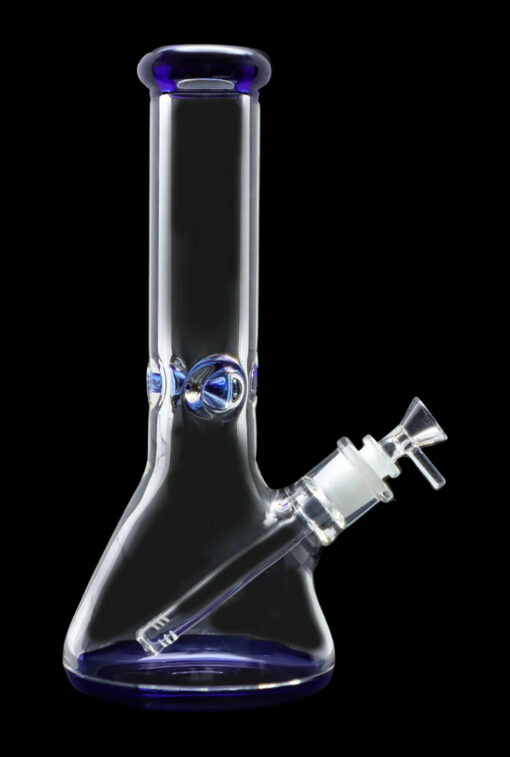 Shop Smoke Cartel 9mm Big Base Beaker w/ Color Accents Water Pipe - 12 in. in australian