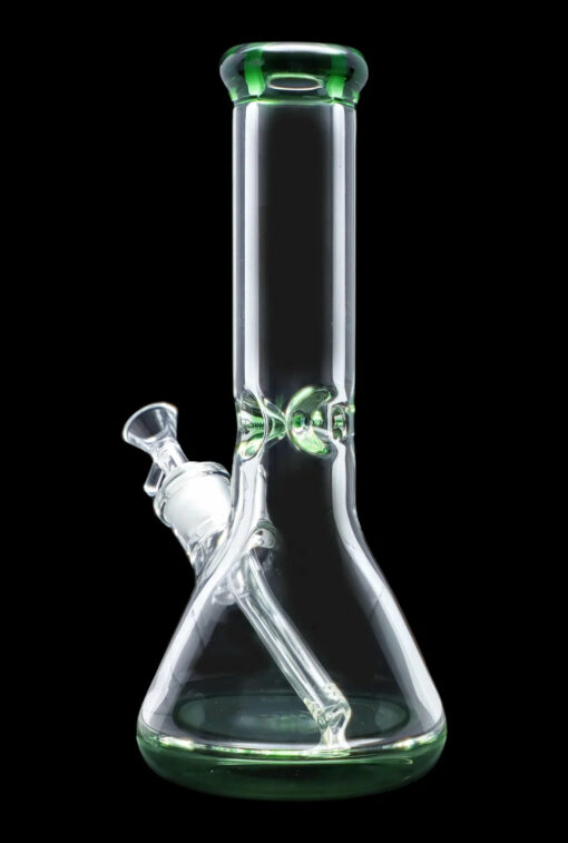Shop Smoke Cartel 9mm Big Base Beaker w/ Color Accents Water Pipe - 12 in. in australian
