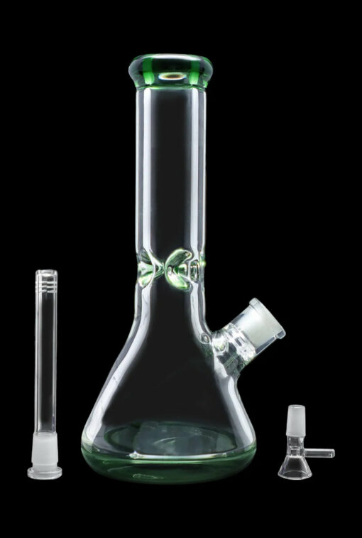 Shop Smoke Cartel 9mm Big Base Beaker w/ Color Accents Water Pipe - 12 in. in australian