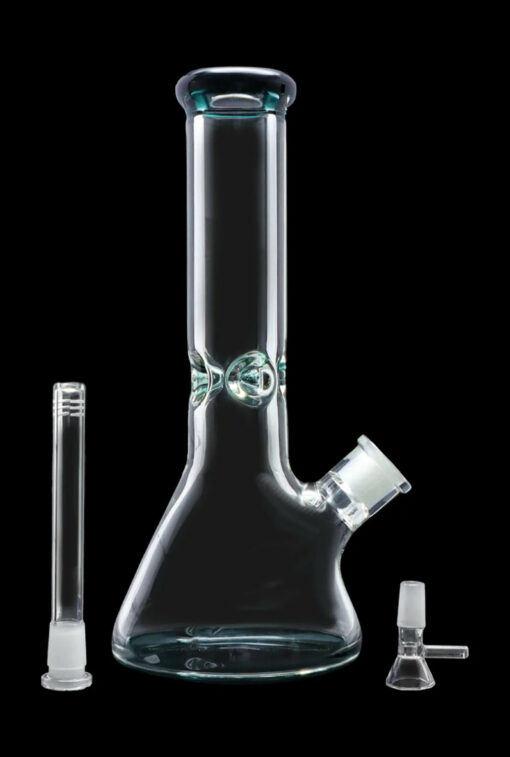 Shop Smoke Cartel 9mm Big Base Beaker w/ Color Accents Water Pipe - 12 in. in australian