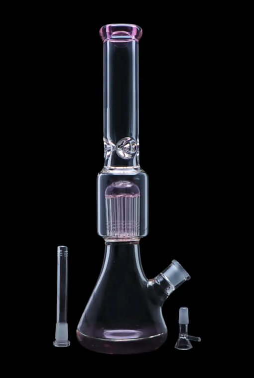 Shop Smoke Cartel 9mm Beaker w/ Tree Perc Water Pipe - 18 in. in australian