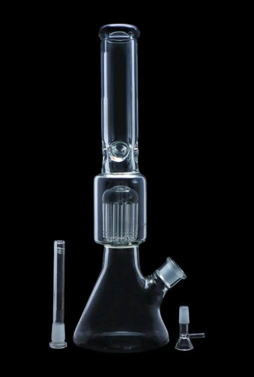 Shop Smoke Cartel 9mm Beaker w/ Tree Perc Water Pipe - 18 in. in australian
