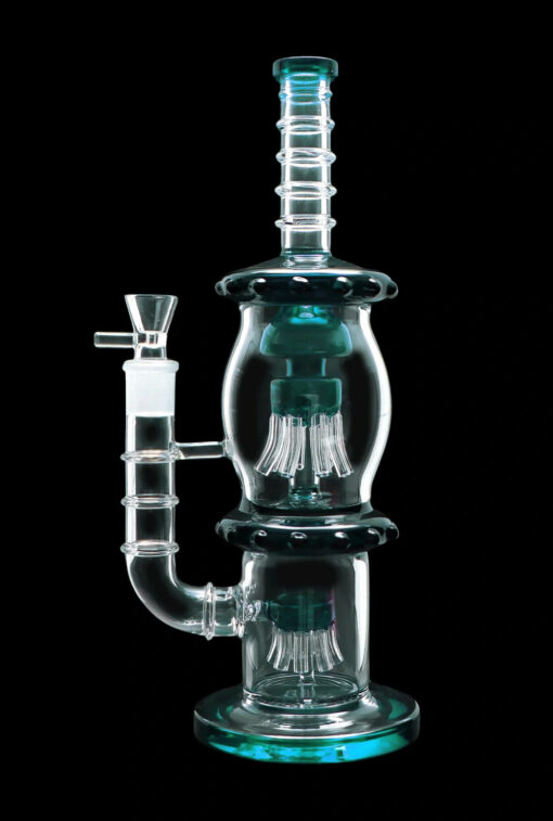 Shop Smoke Cartel Straight Tube w/ Dual Octopus Perc - 13.5 in. in australian