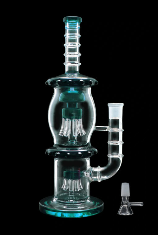 Shop Smoke Cartel Straight Tube w/ Dual Octopus Perc - 13.5 in. in australian