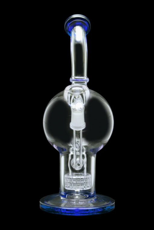 Shop Smoke Cartel Bent Neck Ball w/ Matrix Perc Water Pipe - 10 in. in australian