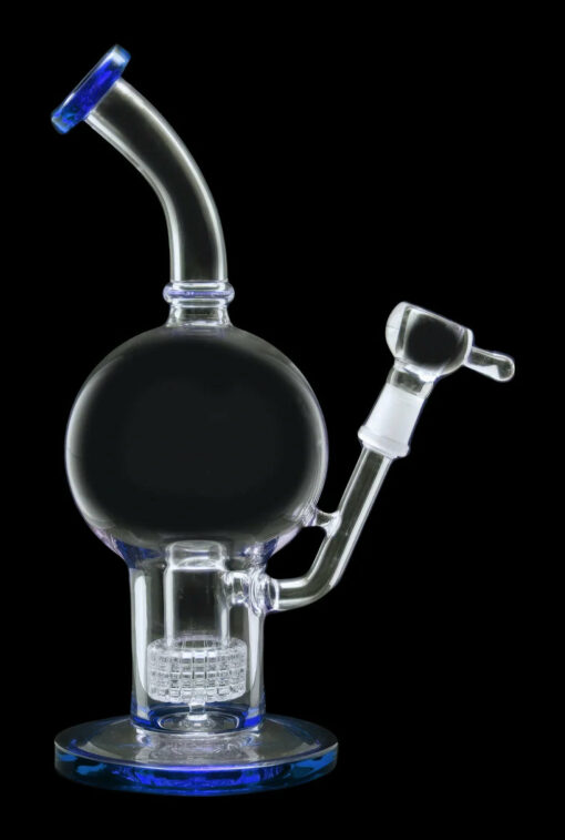 Shop Smoke Cartel Bent Neck Ball w/ Matrix Perc Water Pipe - 10 in. in australian