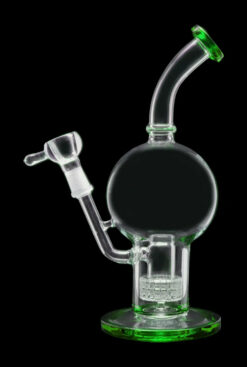 Shop Smoke Cartel Bent Neck Ball w/ Matrix Perc Water Pipe - 10 in. in australian
