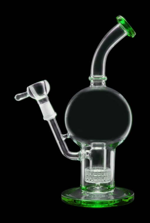 Shop Smoke Cartel Bent Neck Ball w/ Matrix Perc Water Pipe - 10 in. in australian