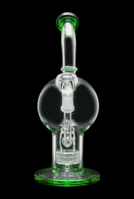 Shop Smoke Cartel Bent Neck Ball w/ Matrix Perc Water Pipe - 10 in. in australian