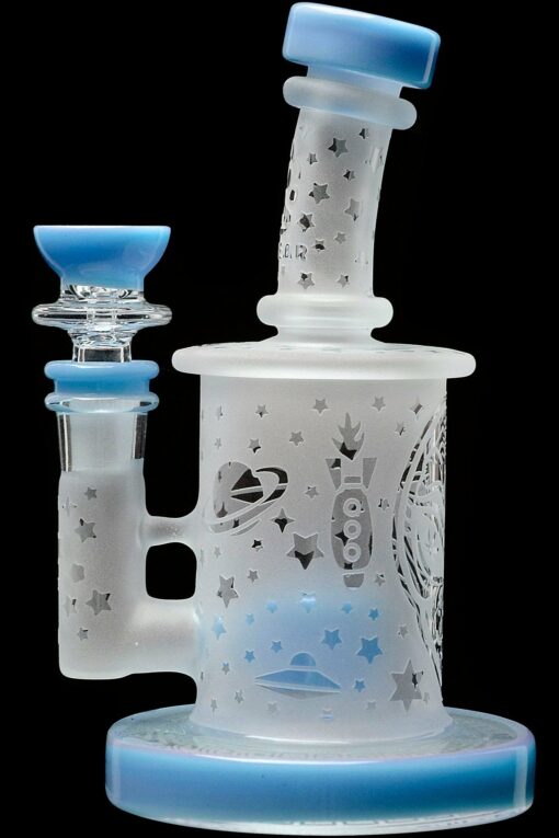 Shop Calibear Sandblasted Flower Of Life Mini Can Bong in australian