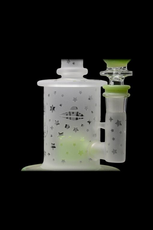 Shop Calibear Sandblasted Flower Of Life Mini Can Bong in australian