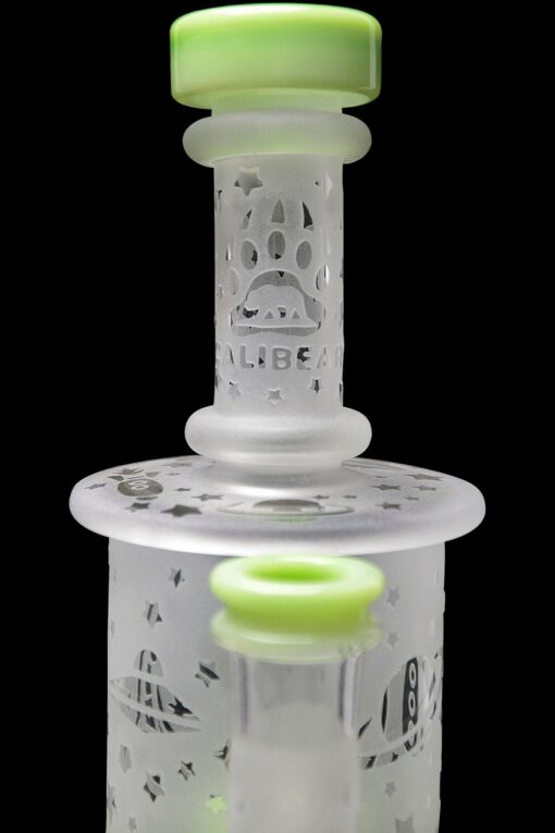 Shop Calibear Sandblasted Flower Of Life Mini Can Bong in australian