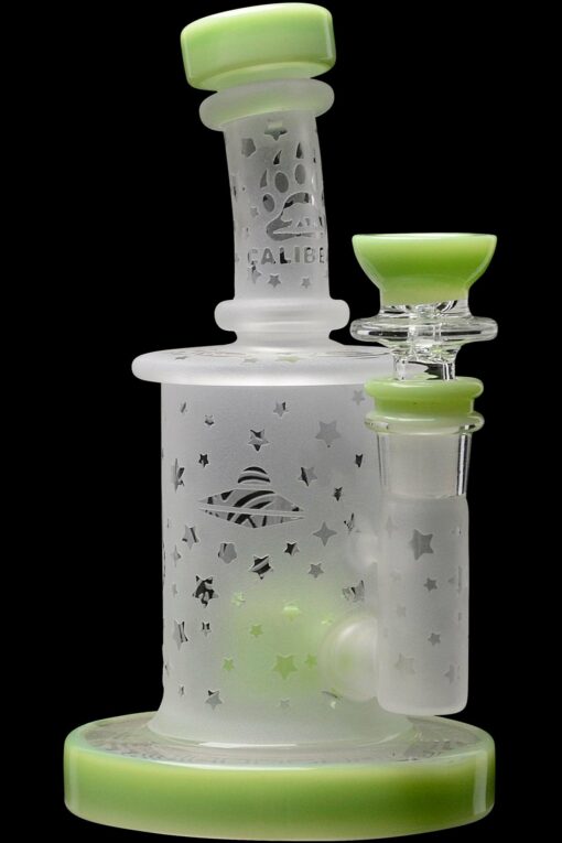 Shop Calibear Sandblasted Flower Of Life Mini Can Bong in australian