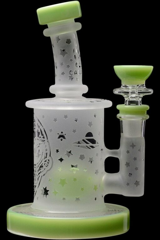 Shop Calibear Sandblasted Flower Of Life Mini Can Bong in australian