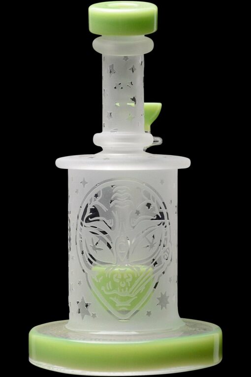 Shop Calibear Sandblasted Flower Of Life Mini Can Bong in australian