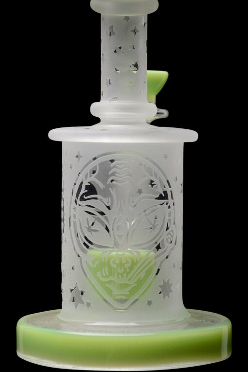Shop Calibear Sandblasted Flower Of Life Mini Can Bong in australian