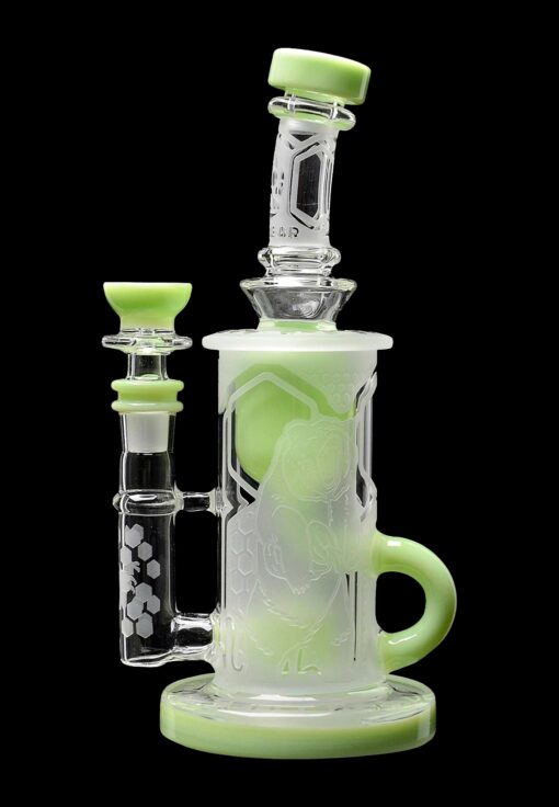 Shop Calibear Sandblasted Flower Of Life Klein Recycler in australian