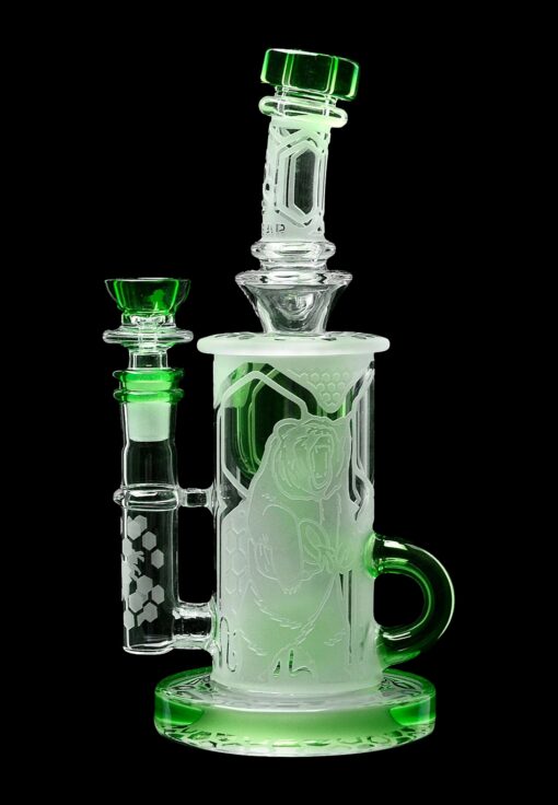 Shop Calibear Sandblasted Flower Of Life Klein Recycler in australian