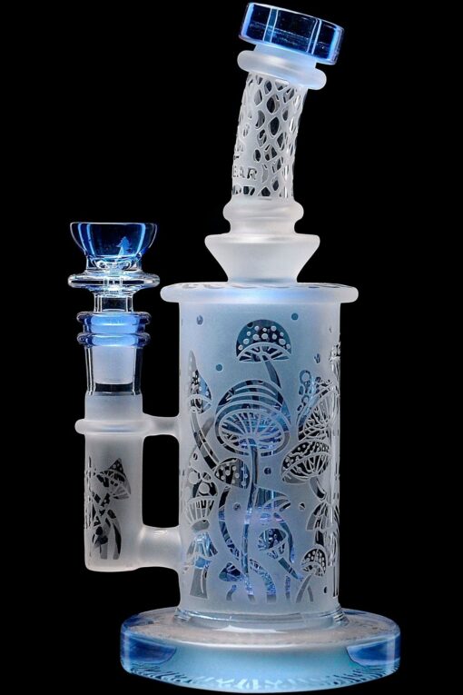 Shop Calibear Sandblasted Seed Of Life Perc Torus Can Bong in australian